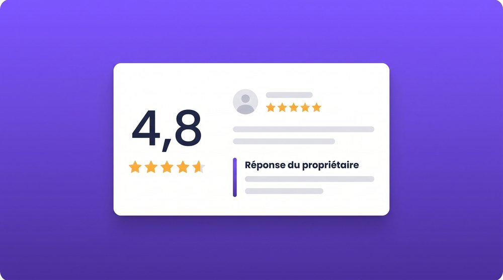 Réponses aux avis Google